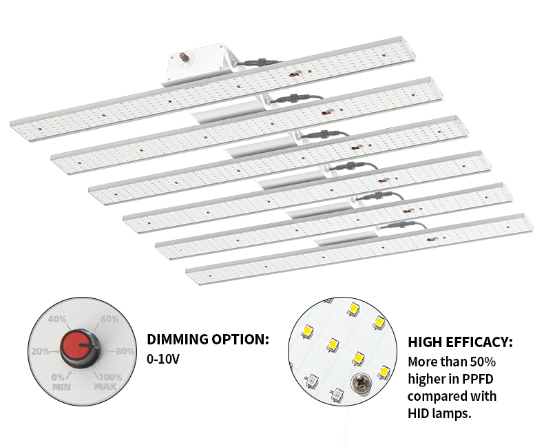 600w led grow light bar