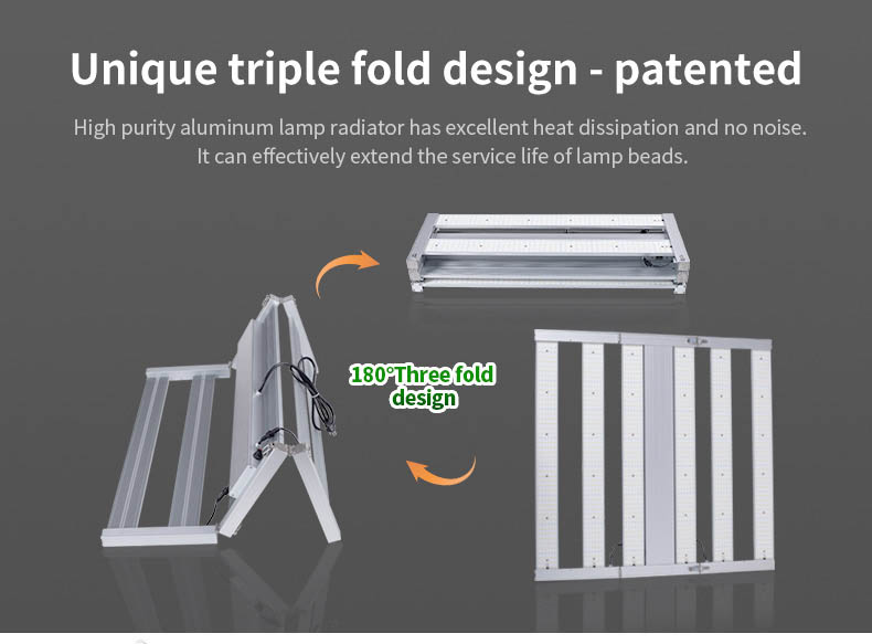 High Efficacy Folding LED Grow Light