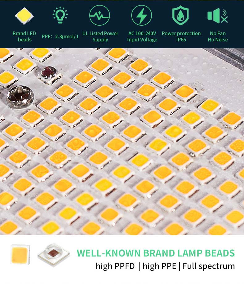 full spectrum led grow light for greenhouse