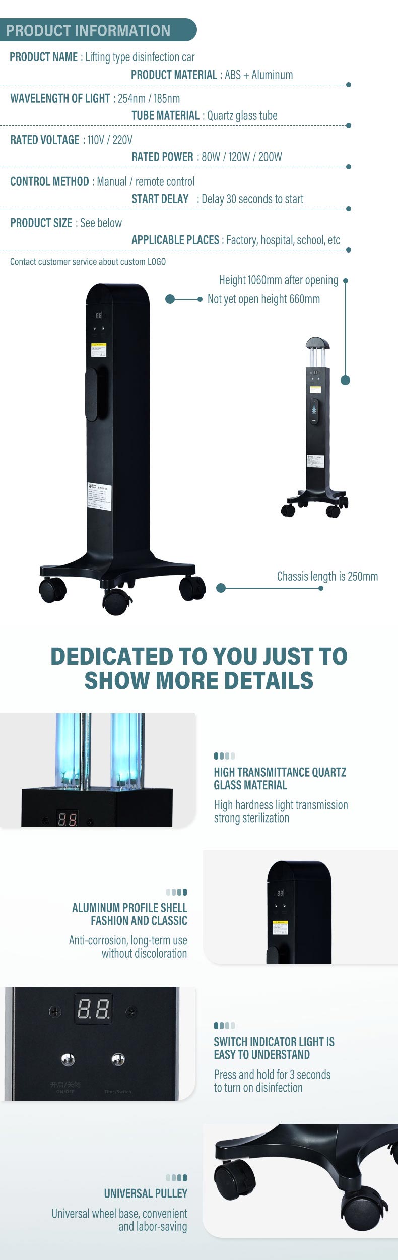 UVC Ultraviolet Lamp germicidal lamp