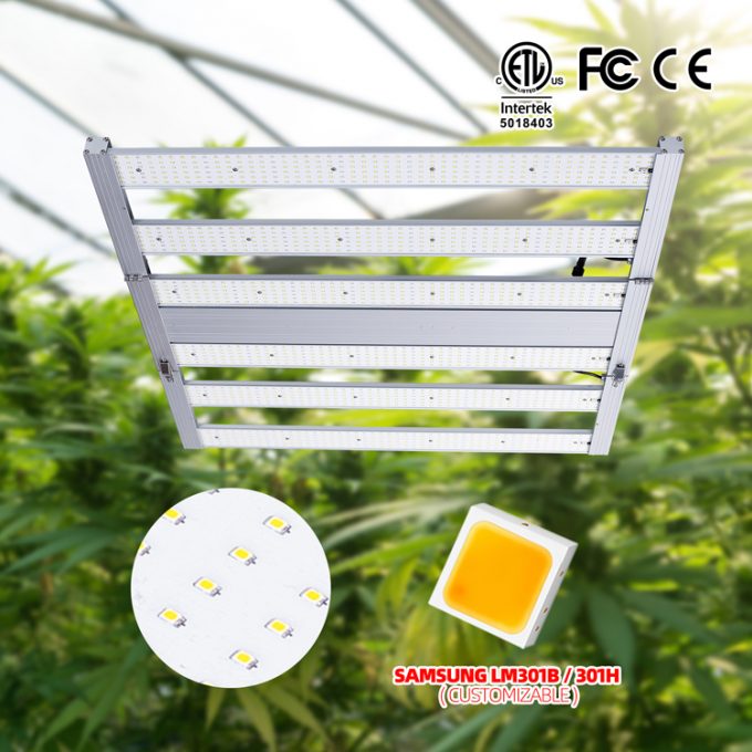 grow light foldable for greenhouse