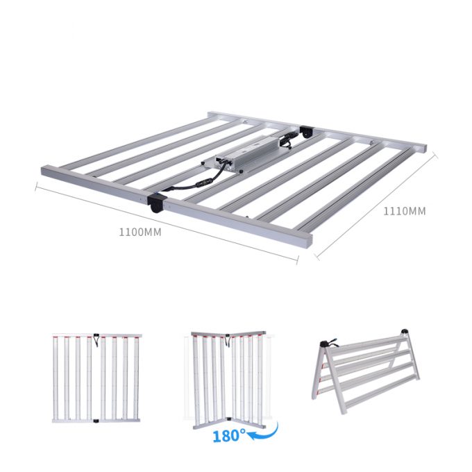 8 bar led grow light for medical plants