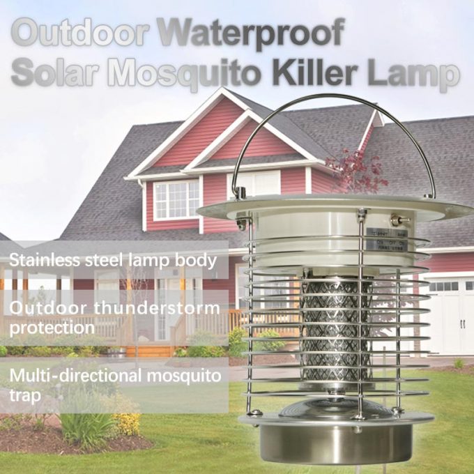 Outdoor Camping Solar Mosquito Killer Lamp