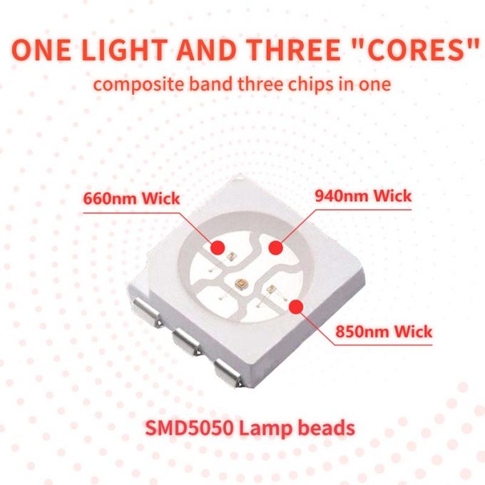 850nm 940nm LED red light therapy belt