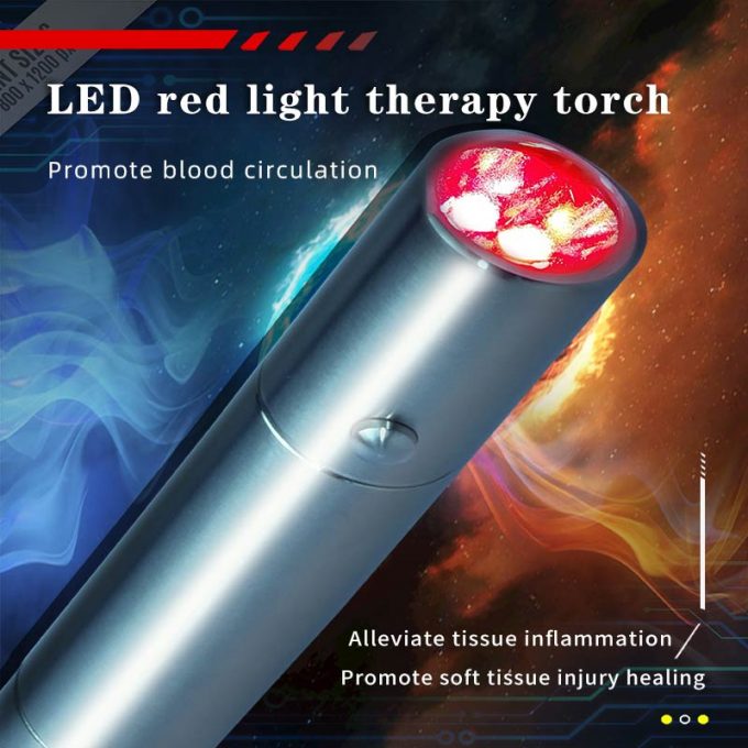 Portable LED Infrared Red Light Therapy Light torch